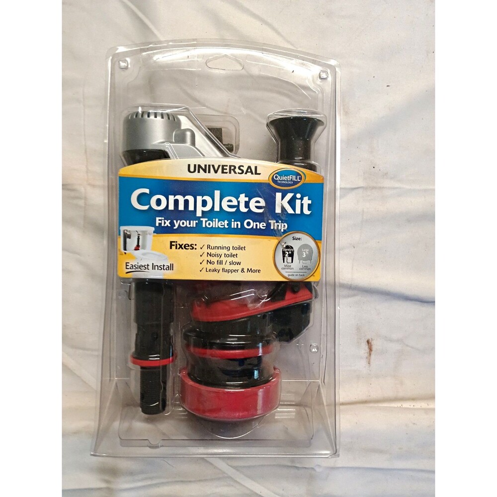 Korky 4010 QuietFILL Universal Complete Toilet Repair Kit 2" New